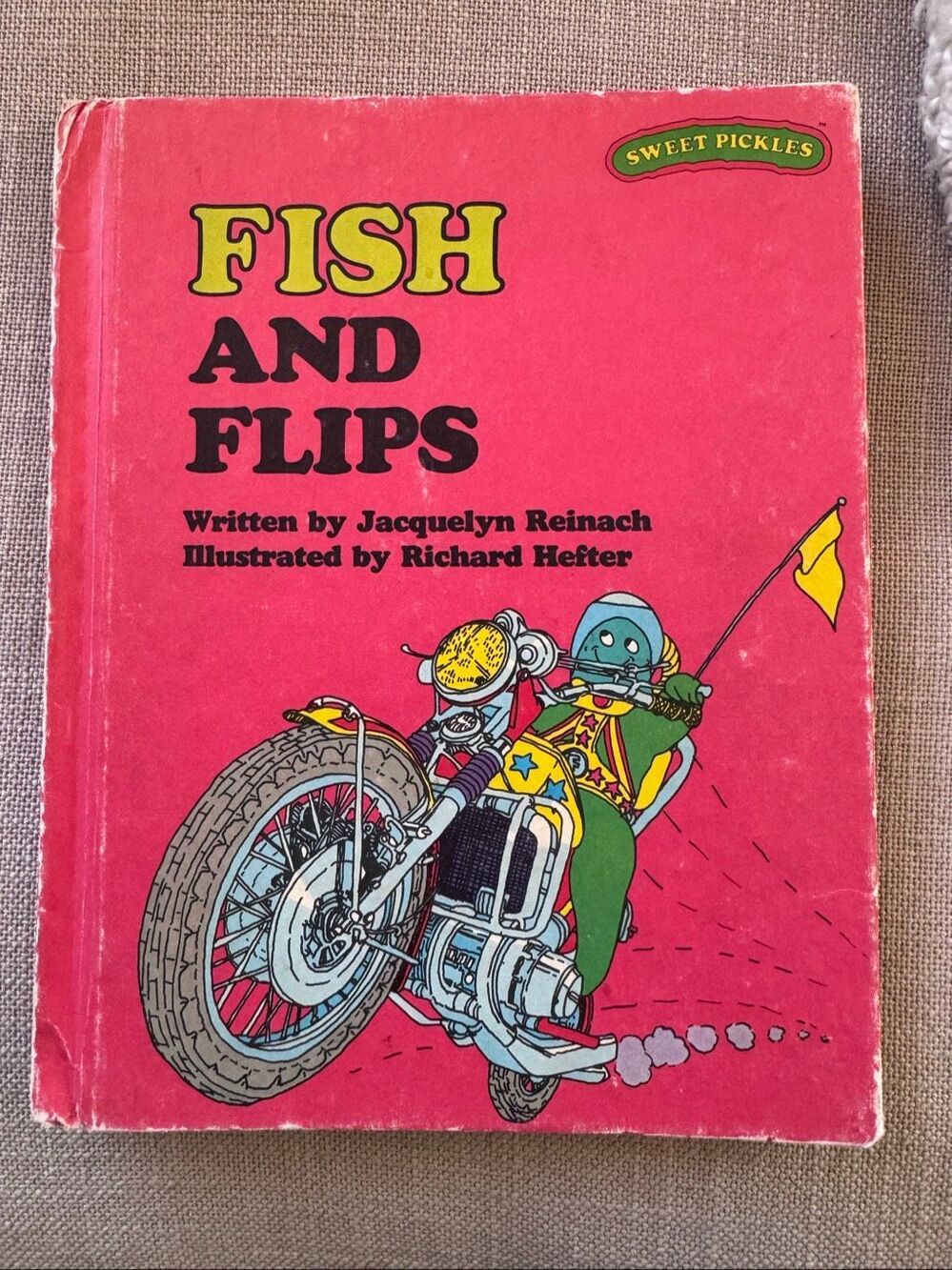Sweet pickles Fish & Chips 1977 vintage '70s children's hardback book kids ficti